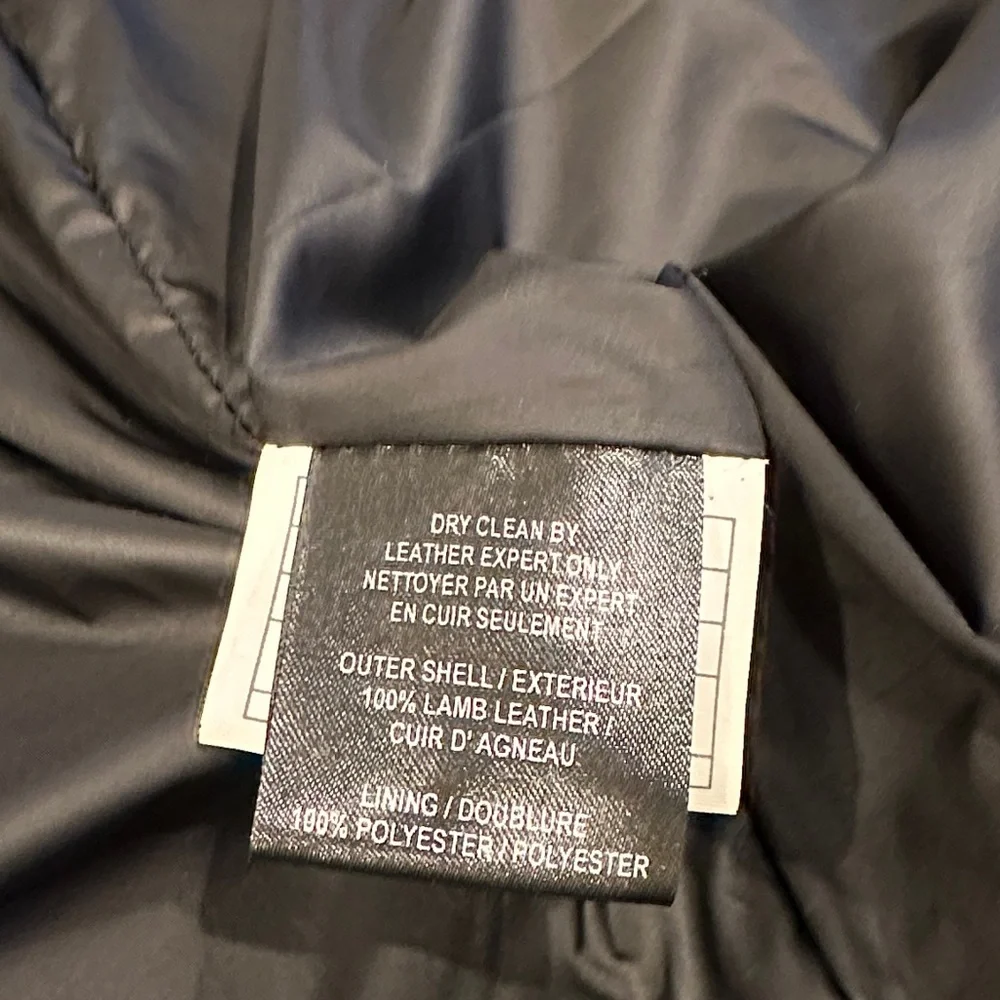 Lamarque Lambskin Down Puffer Vest - Picture 6 of 8
